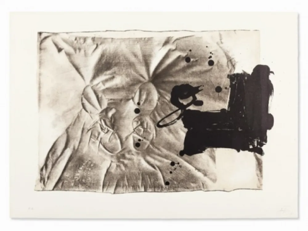 Lithografie Tàpies - Chaussure sur chaise