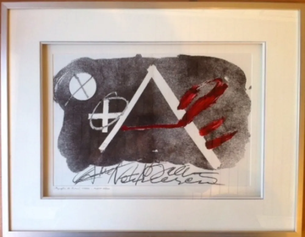 Lithografie Tàpies - Composition