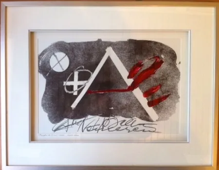 Lithografie Tàpies - Composition