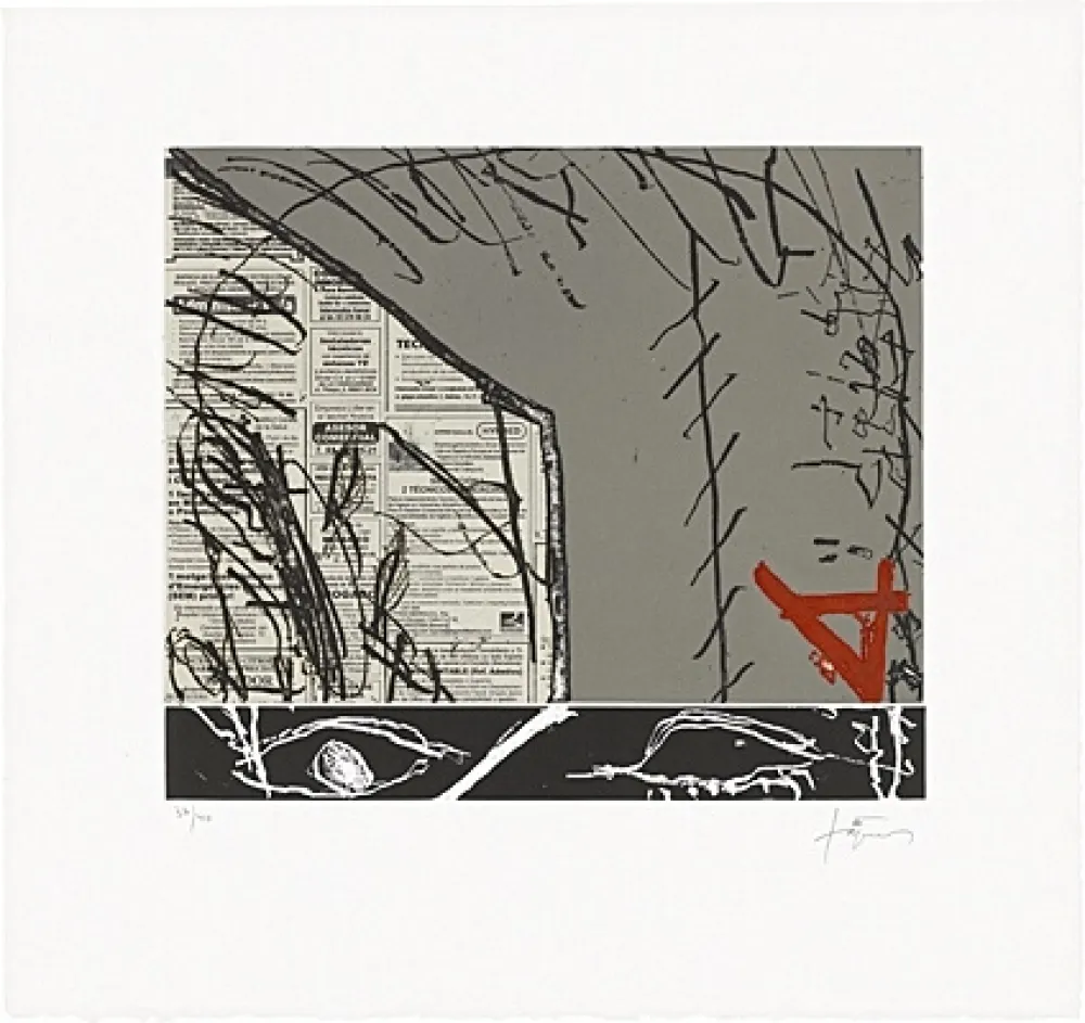 Ets En Aquatint Tàpies - Cosit