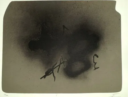 Lithografie Tàpies - ERINNERUNGEN
