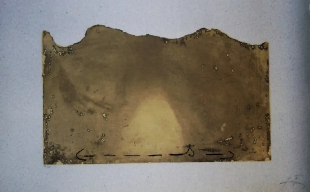 Ets En Aquatint Tàpies - Petrificada petrificante