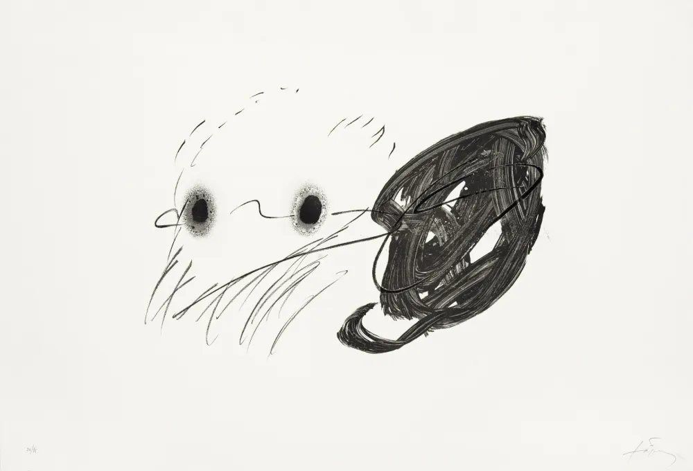 Lithografie Tàpies - Regard