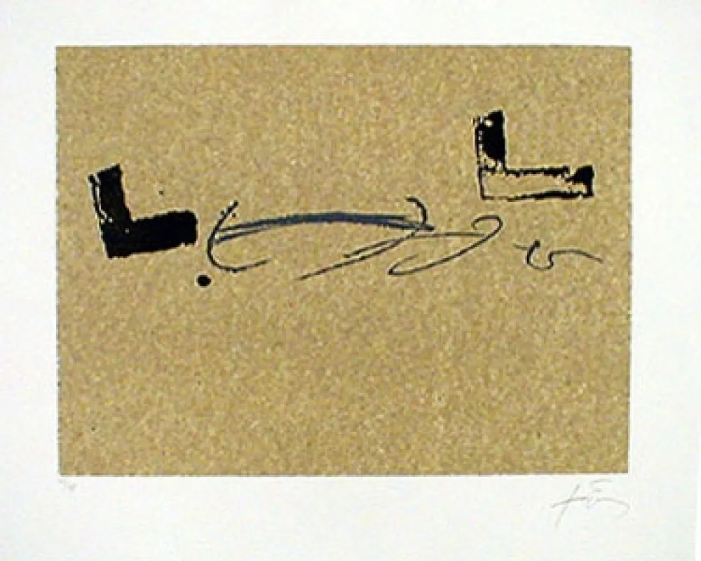Lithografie Tàpies - REPERTORIO DE JUNIO