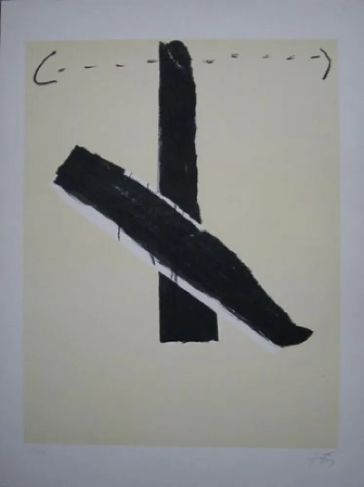 Lithografie Tàpies - S/T