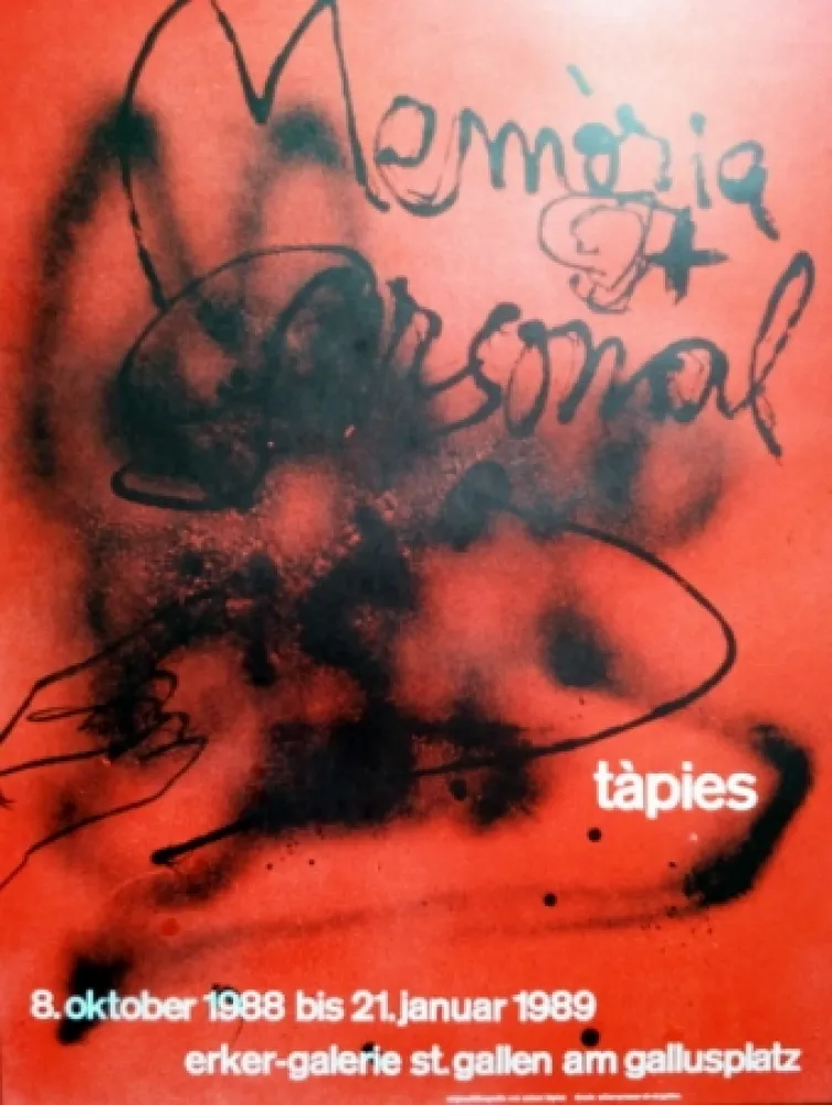 Poster Tàpies - S/T