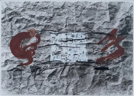 Lithografie Tàpies - Suite 63 x 90 (No 10)
