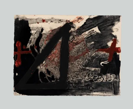 Aquatint Tàpies - Triangle