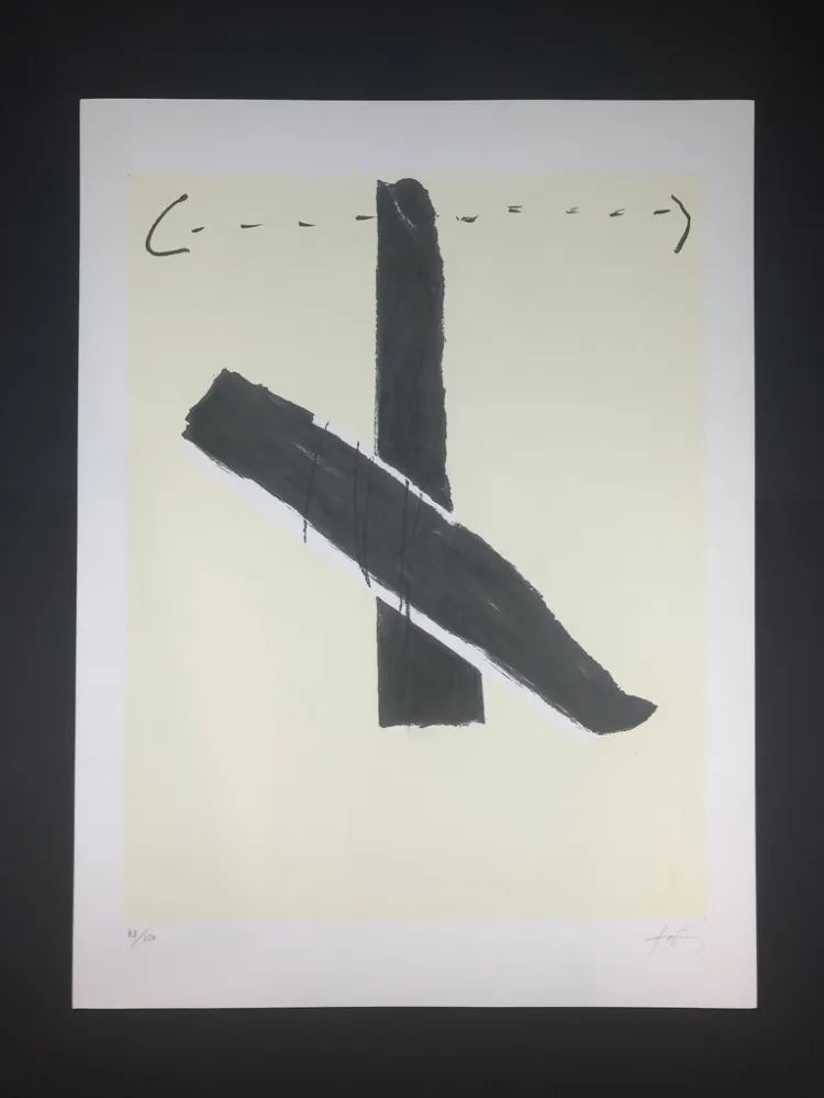 Lithografie Tàpies - Untitled 