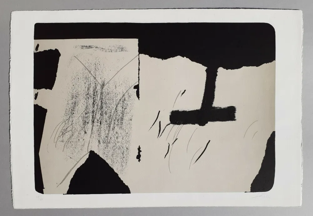Lithografie Tàpies - Untitled