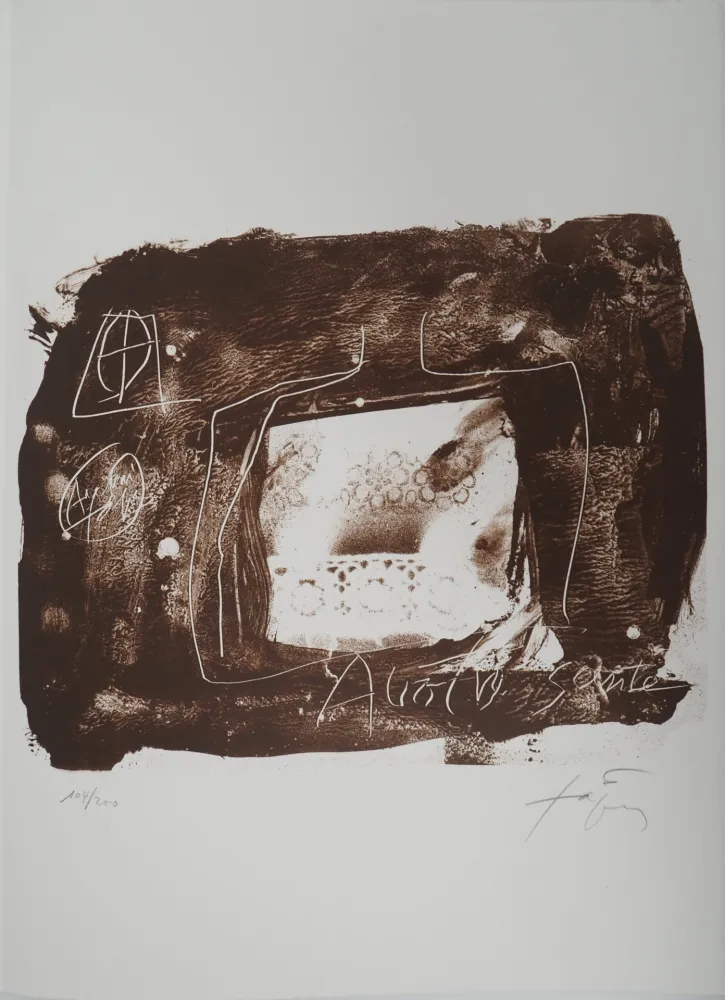 Lithografie Tàpies - Voyage 