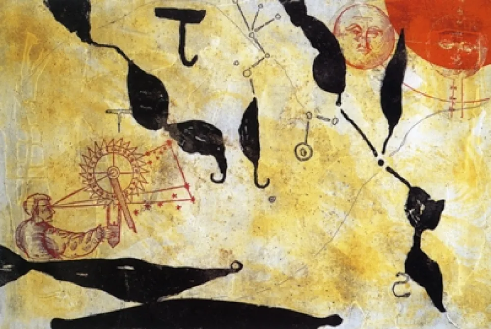 Ets En Aquatint Texier - Chasseur d'étoiles