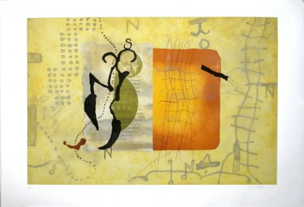 Ets En Aquatint Texier - Le théâtre du monde