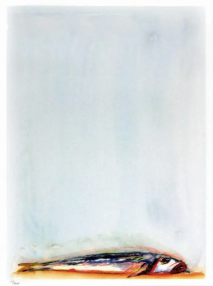 Lithografie Thiebaud - Trout Fishing in America