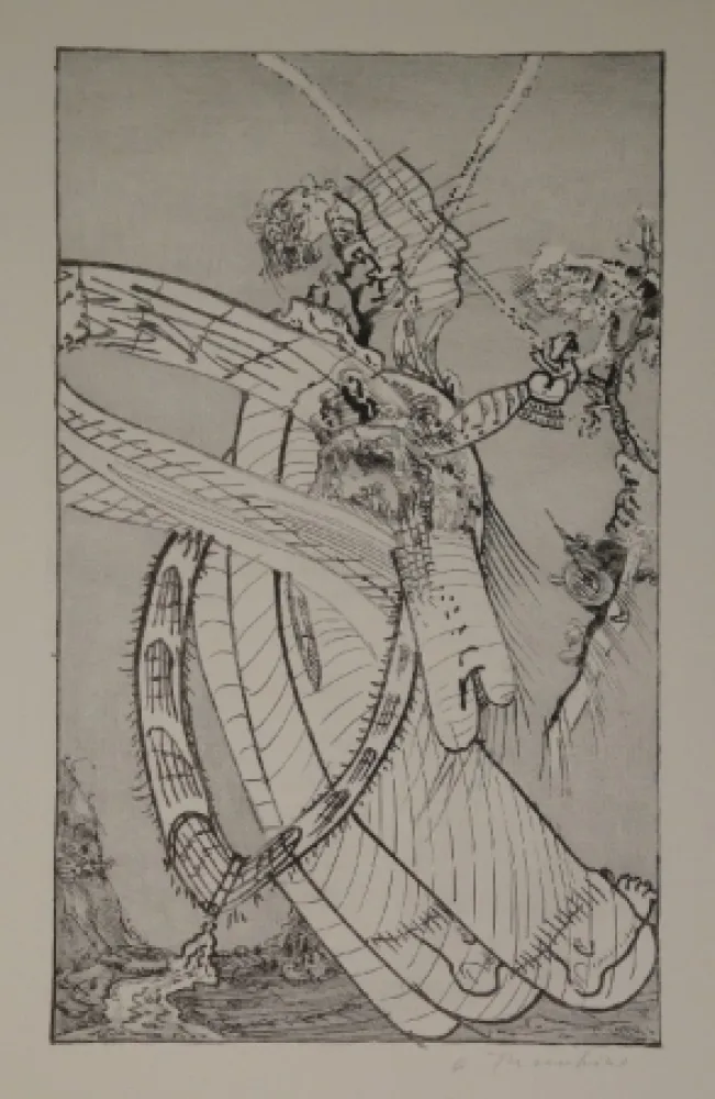 Lithografie Thomkins - Ochsenzöllner.