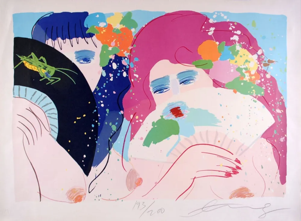 Lithografie Ting - Hidden Smiles