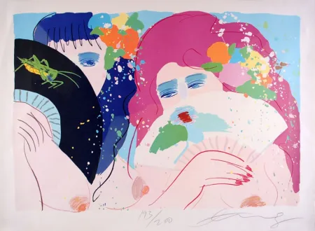 Lithografie Ting - Hidden Smiles