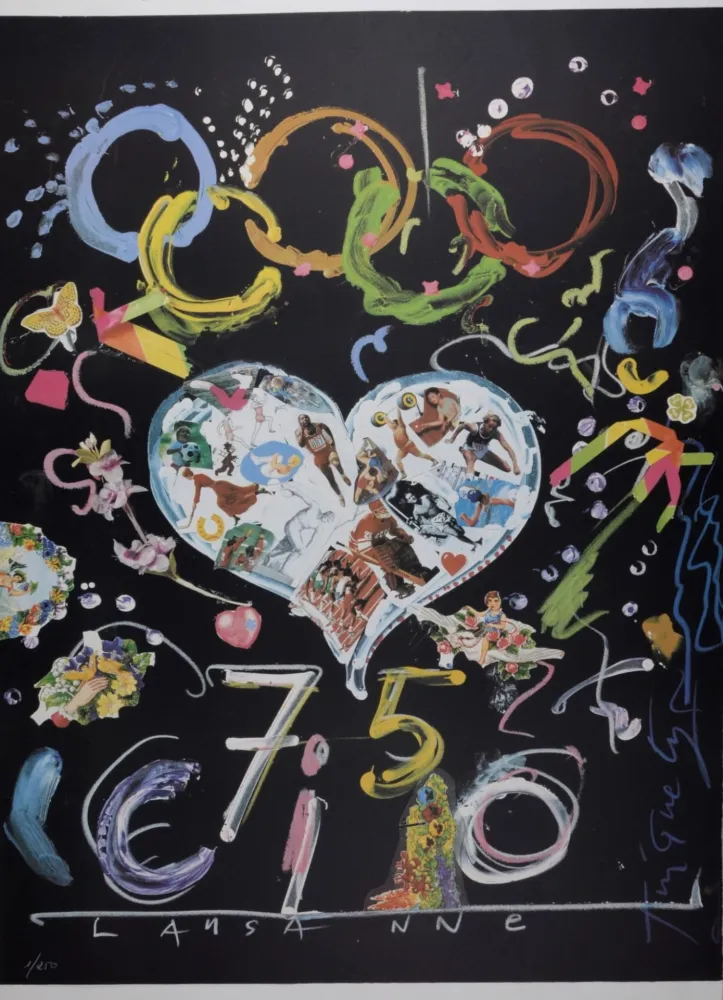 Lithografie Tinguely - Composition