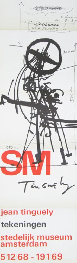 Poster Tinguely - '' La Pompe ''