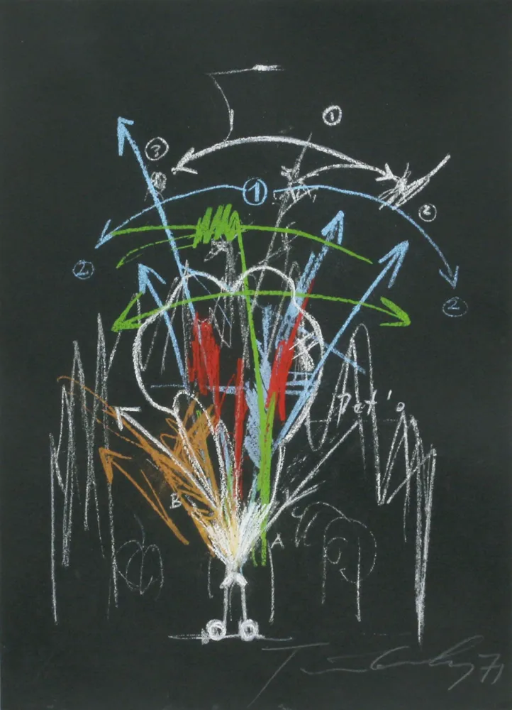 Zeefdruk Tinguely - La vittoria