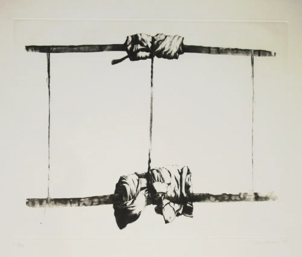 Ets En Aquatint Titus-Carmel - Agrès 5