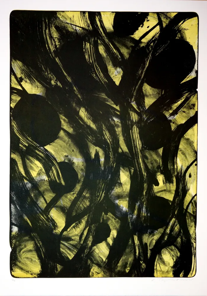 Lithografie Tøjner - Recherche de formes dispersées V