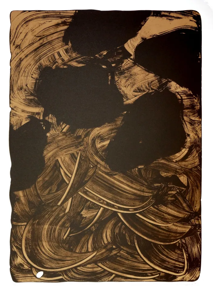 Lithografie Tøjner - Recherche de formes dispersées VIII