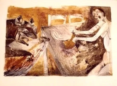 Lithografie Toledo - El Desayuno