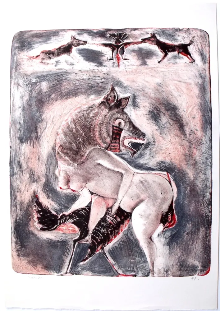 Ets En Aquatint Toledo - El Pico largo