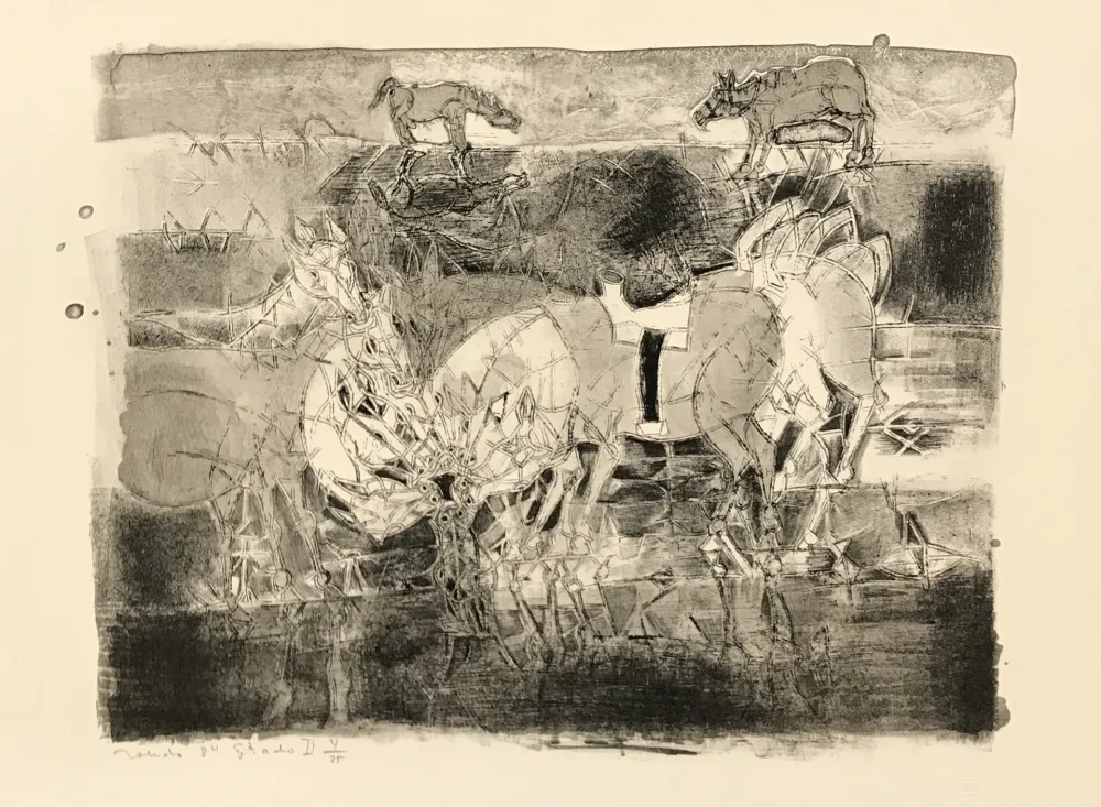 Lithografie Toledo - Estado II