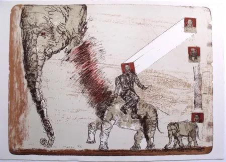 Lithografie Toledo - Juarez