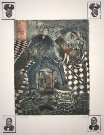 Ets En Aquatint Toledo - Juarez's Sister Sews for Others