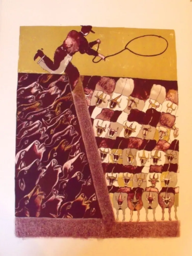 Lithografie Toledo - Sans titre