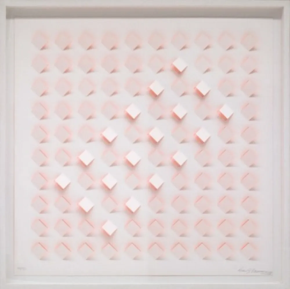 Lithografie Tomasello - S/T 4 - Naranja