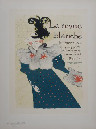 Lithografie Toulouse-Lautrec - La Revue Blanche, Les Maitres de L'Affiche,1897