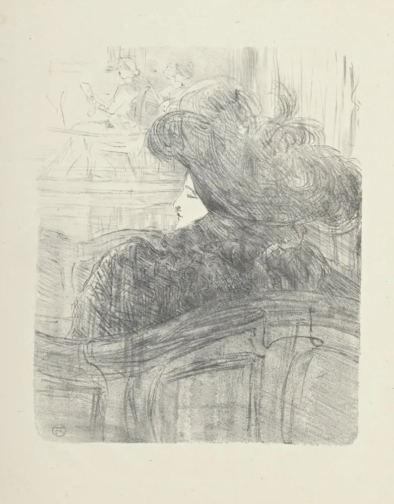 Lithografie Toulouse-Lautrec - Portraits d’Acteurs et d’Actrices : Cleo de Merode