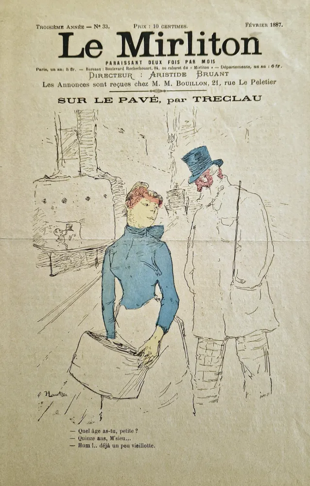 Lithografie Toulouse-Lautrec - Quel àge as tu, petite?