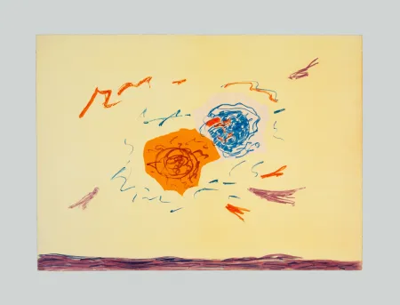 Lithografie Turcato - Composizione