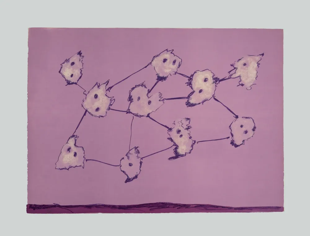 Lithografie Turcato - Composizione