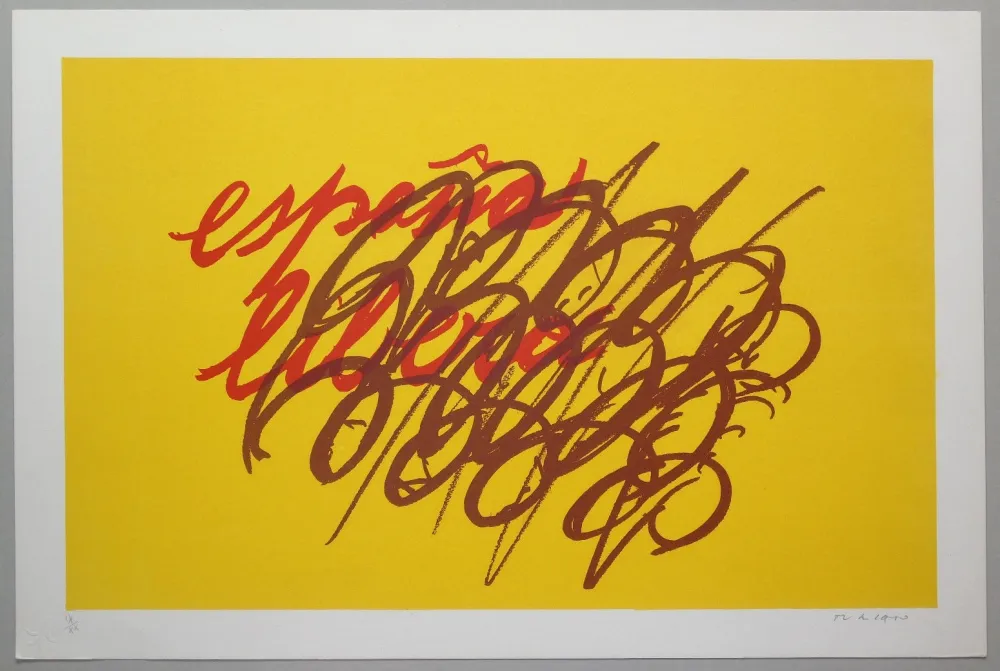 Lithografie Turcato - Espana libera