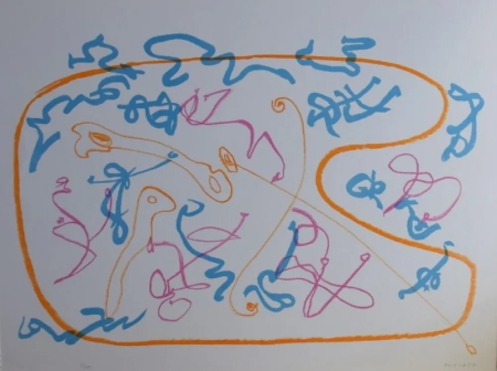 Lithografie Turcato - Senza titolo