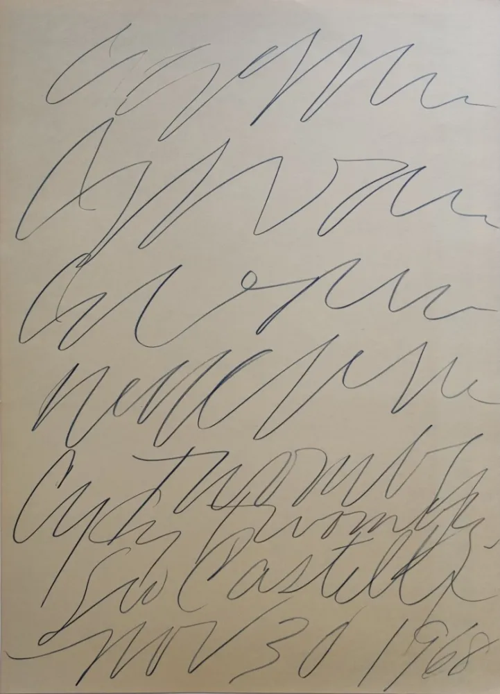Lithografie Twombly - 