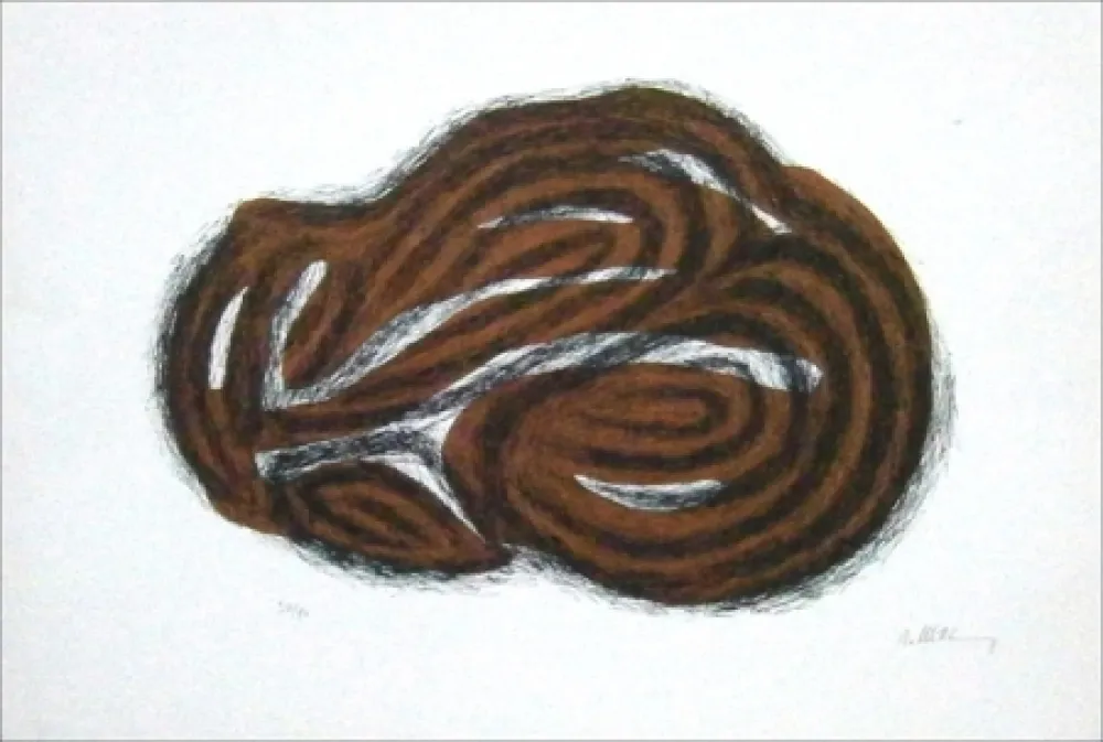 Lithografie Ubac - Corps endormi