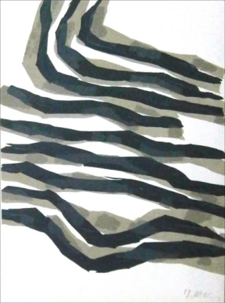 Lithografie Ubac - Limites