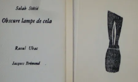 Geïllustreerd Boek Ubac - Obscure lampe de cela