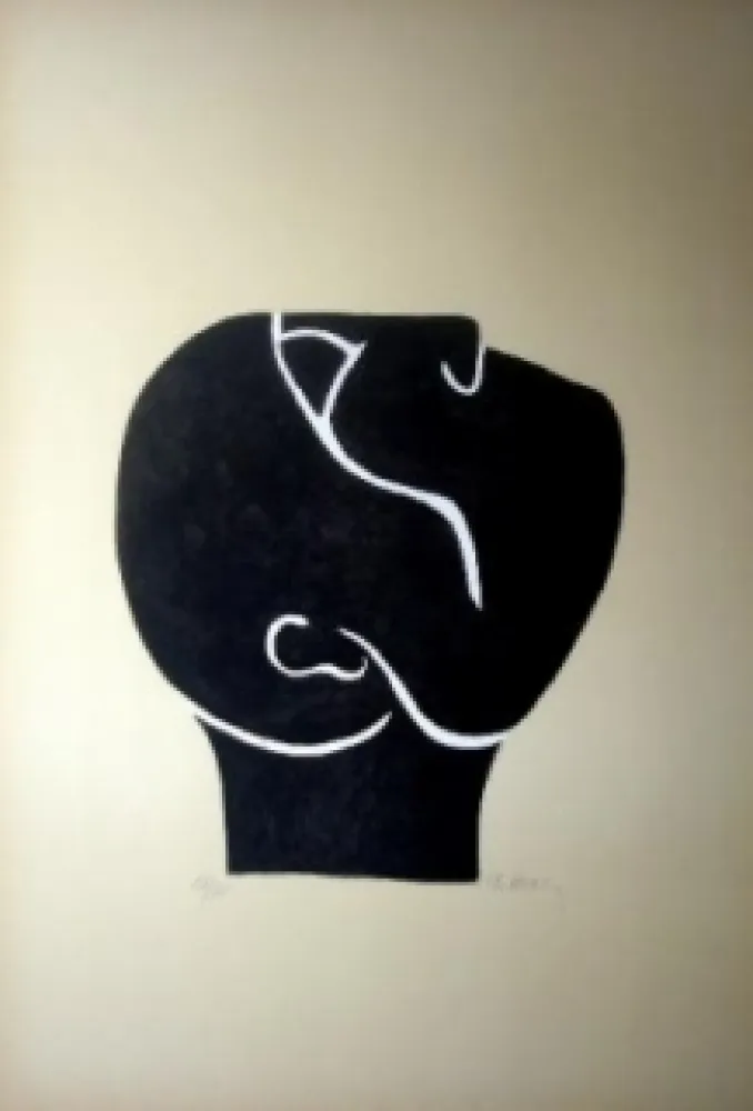 Lithografie Ubac - Tête levée