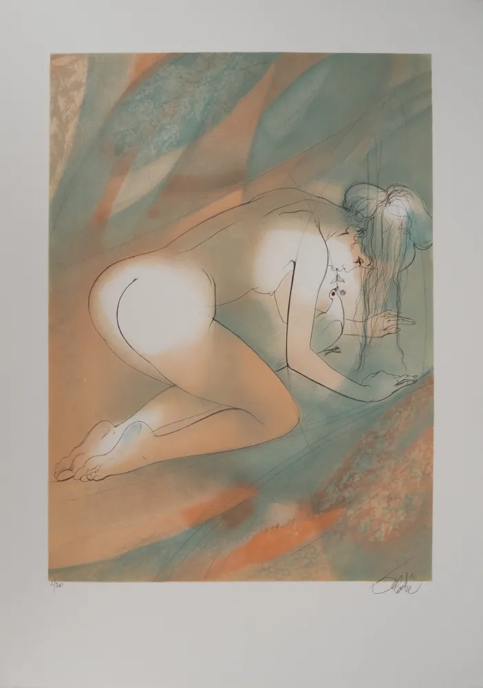 Lithografie Valadie - Vénus Callipyge