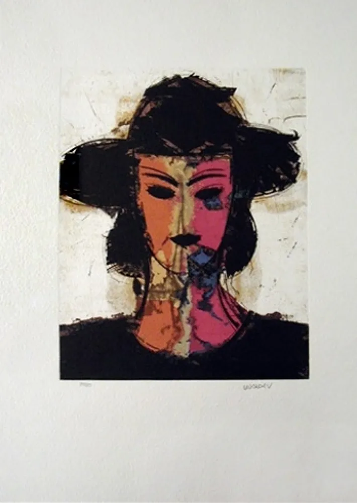 Ets En Aquatint Valdés - Dame