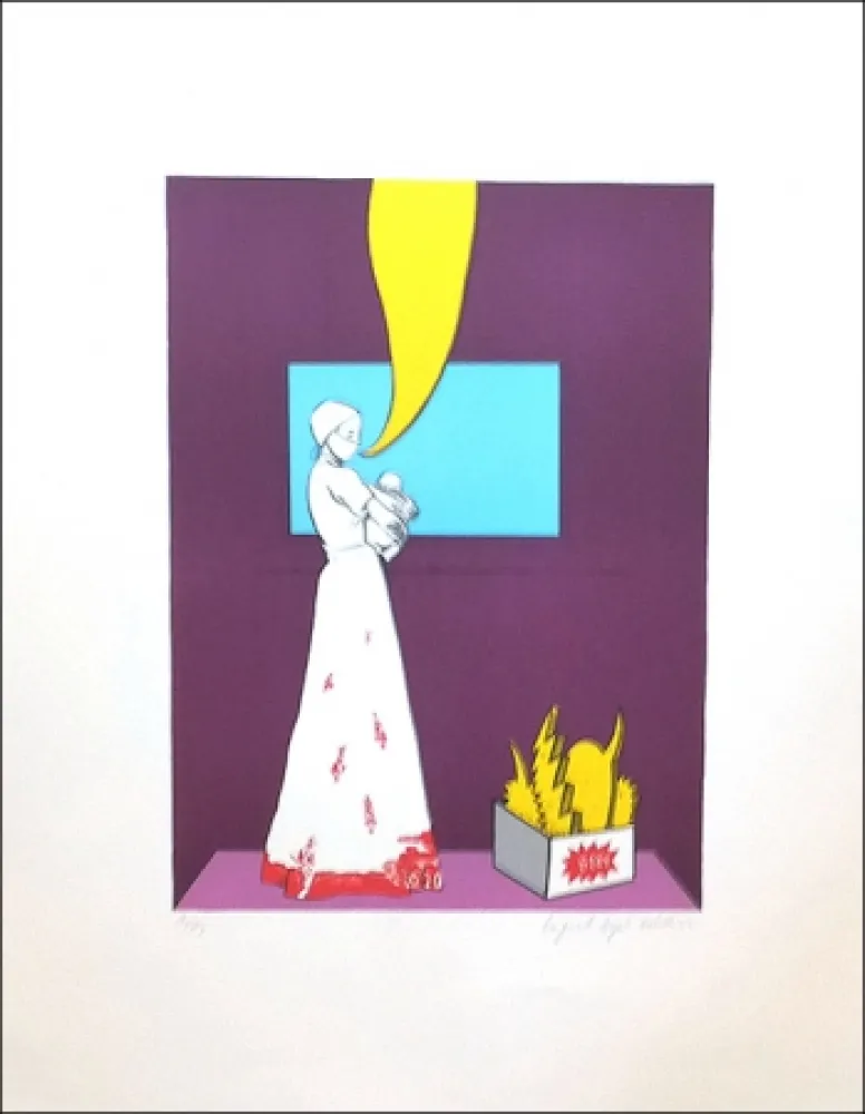 Lithografie Valdivia - La Trêve