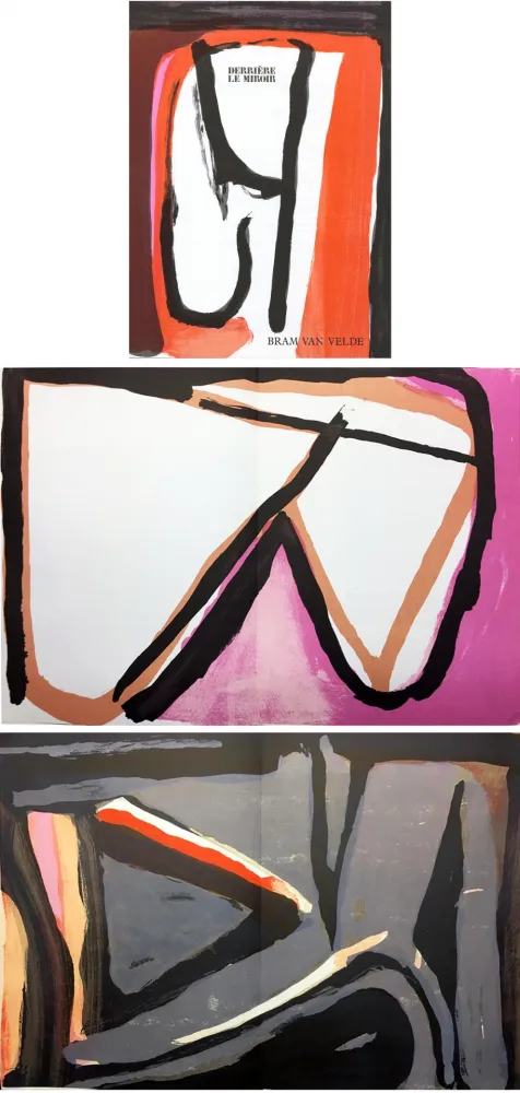 Geïllustreerd Boek Van Velde - BRAM VAN VELDE. Derrière le Miroir n° 240. Octobre 1980.